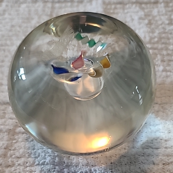 Murano Other - Colorful Murano Art Glass Paperweight